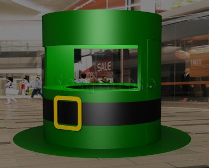 Retail mall kiosk for lottery