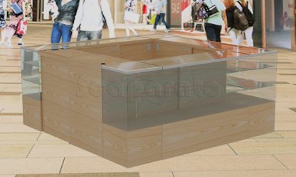 Counter Display Cases Retail Mall Kiosk