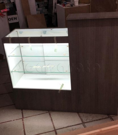 Cajas de cobro con vitrina