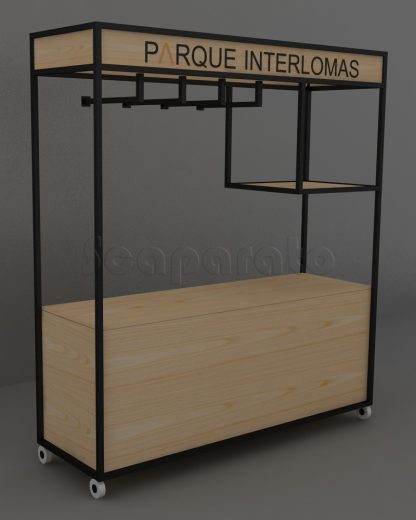 Exhibidores con colgadores
