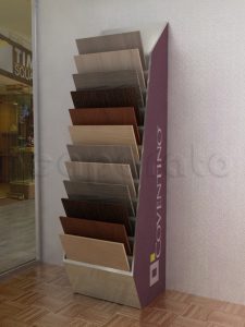 Exhibidor de muestras
