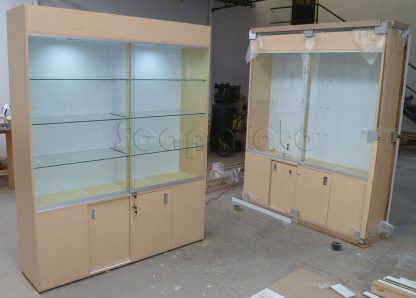 vitrinas de madera para comedor modernas
