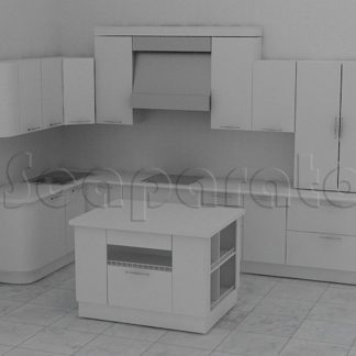 Cocinas sobre volumen