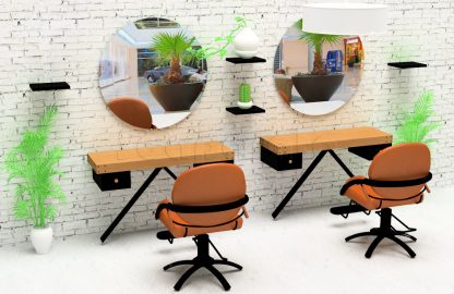 Diseño interior barberia