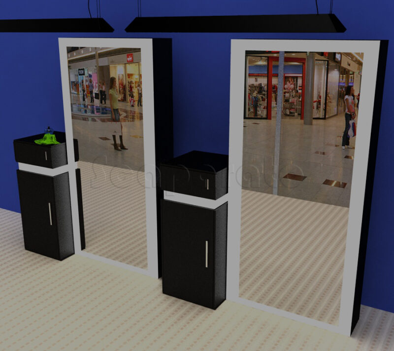 Tocadores de madera para barberia