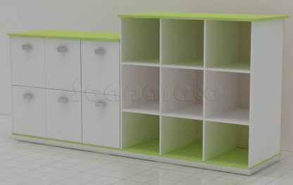 Anaqueles de madera para panaderia