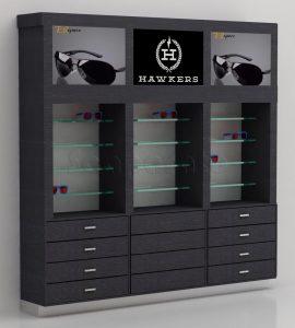 Exhibidor para optica