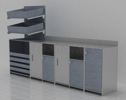 muebles de madera para boutique en La paz
