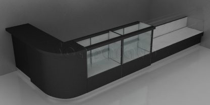 Mostrador para cafeteria