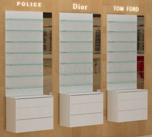 Muebles exhibidores para tiendas