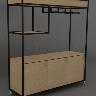 Exhibidores para ropa