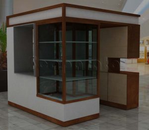 Isla comercial de accesorios