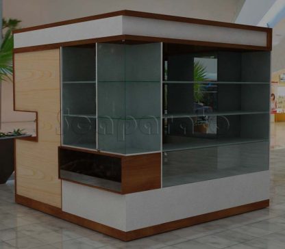 Isla comercial para accesorios