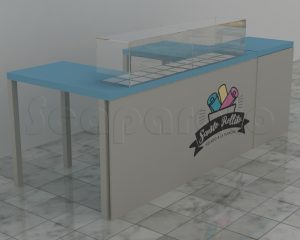 mostrador de helados