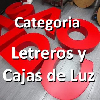 Letreros y Cajas de Luz
