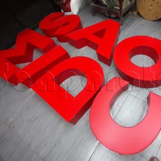 letras en acrilico 3d