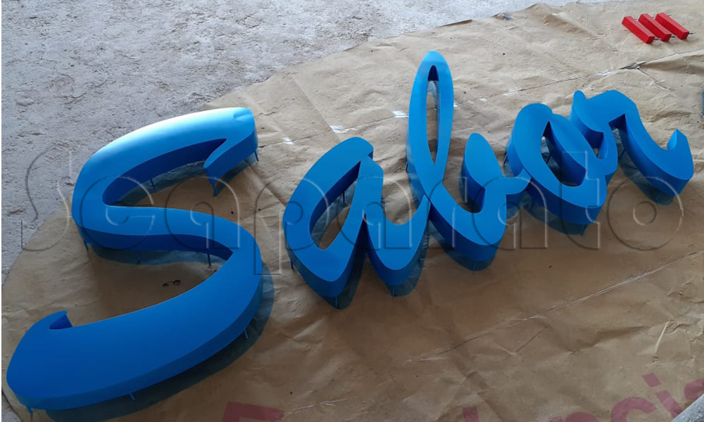 anuncio acrilico led