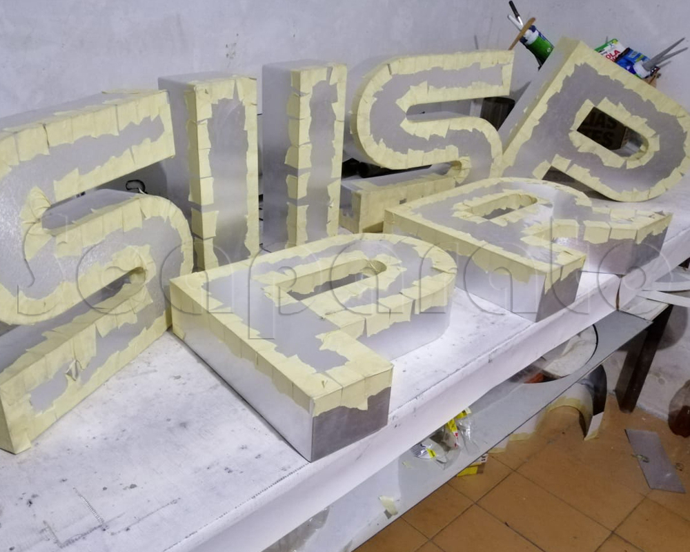 rotulo letras luminosas