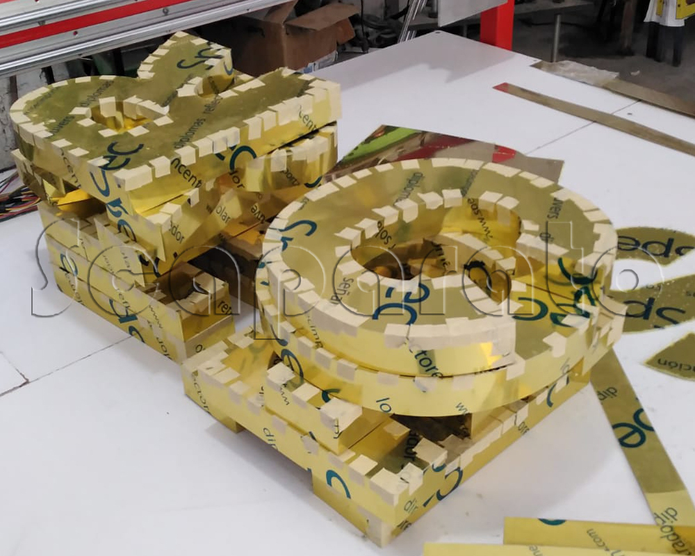 letras 3d para anuncios