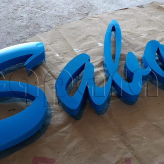 letrero 3d luminoso