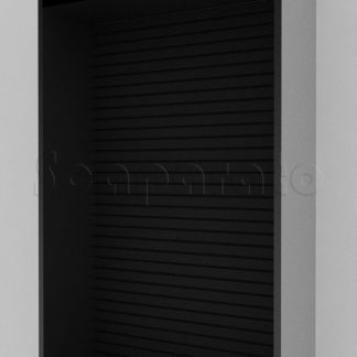 Exhibidores de pared panel ranurado