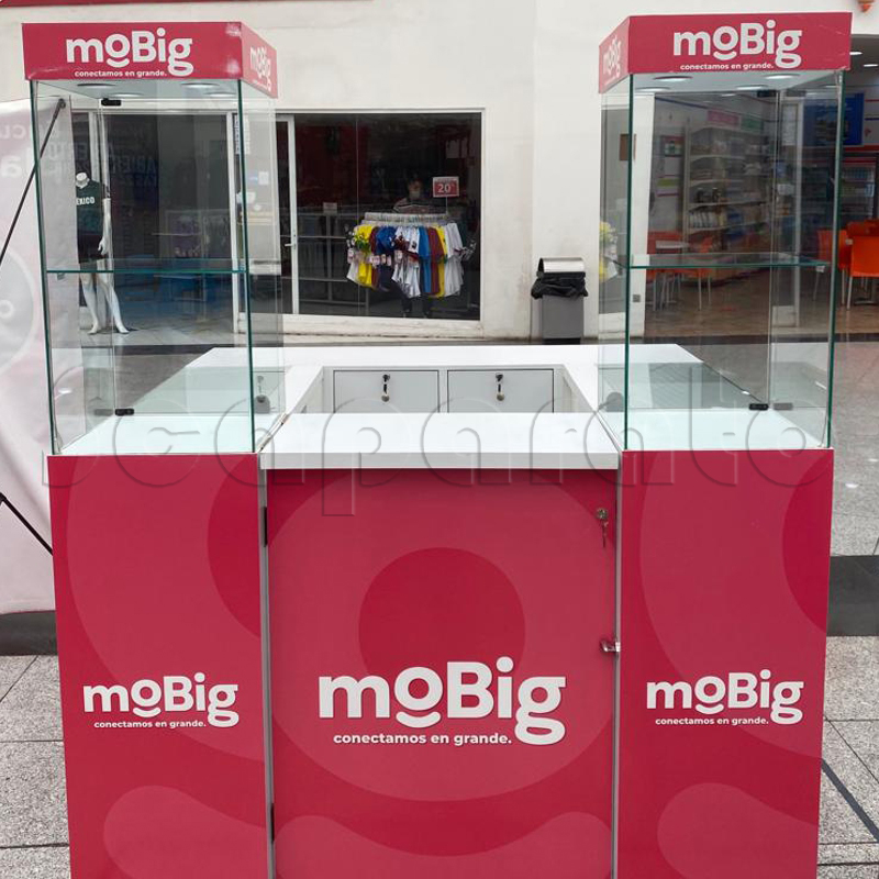 Kiosco de servicios de telefonia
