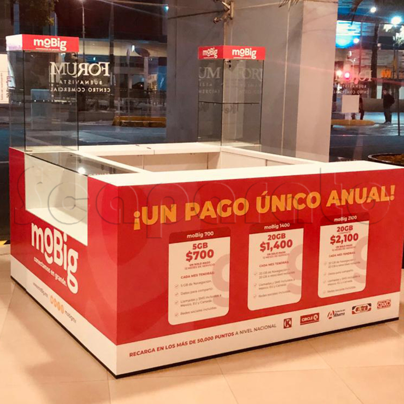 Kiosco de telefonia movil