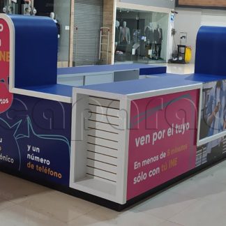 Kiosco para los servicios de telefonia