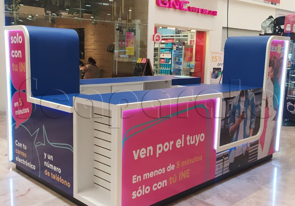 kiosco de telefonia inalambrica

