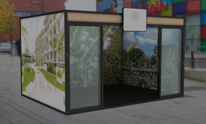 Kiosco de inmobiliario exterior