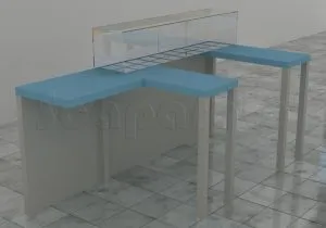 Mostrador de heladeria